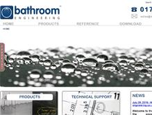 Tablet Screenshot of bathroom-engineering.co.uk